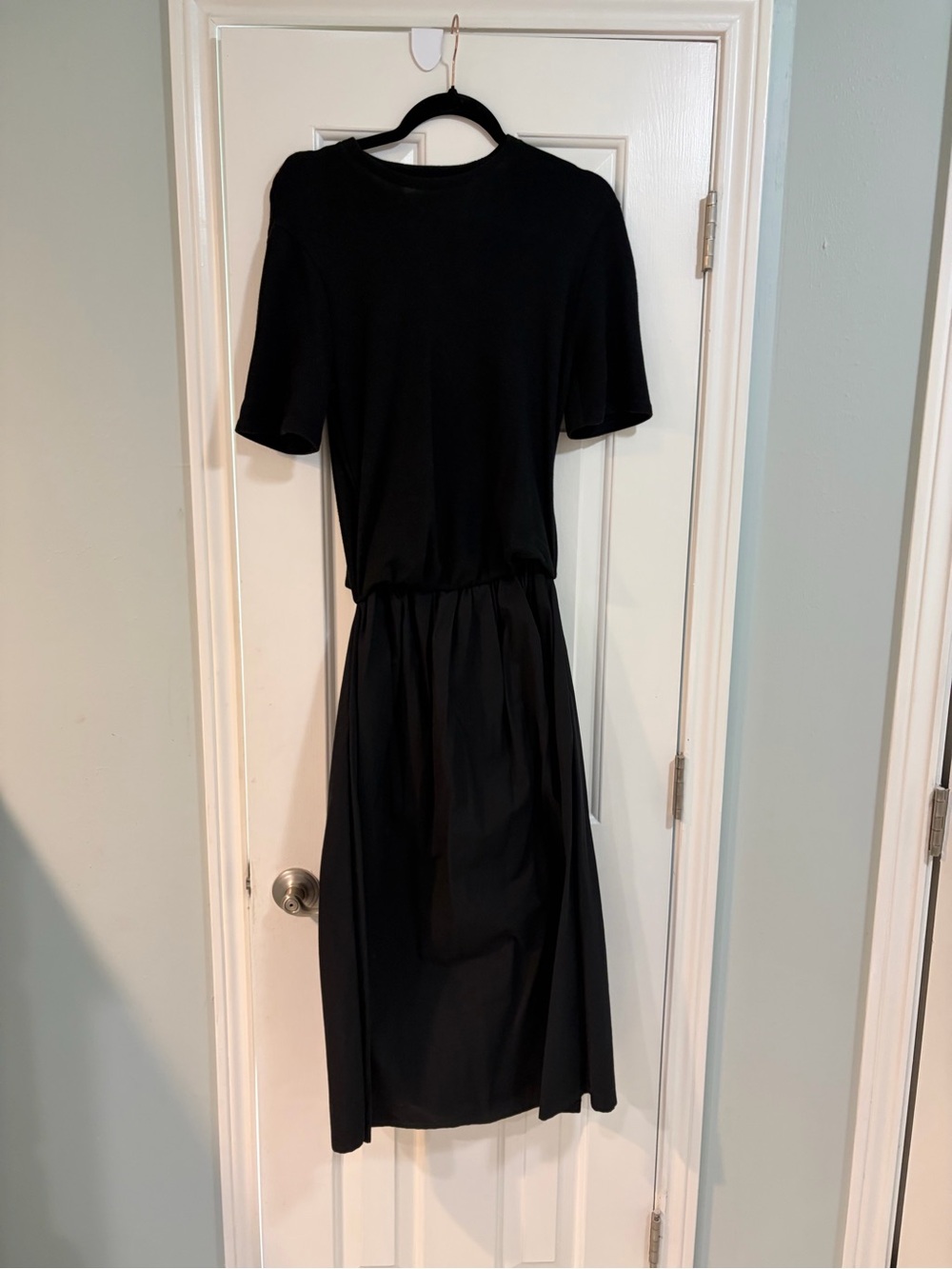 Zara size small twofer Short-Sleeve Midi Dress- with pockets